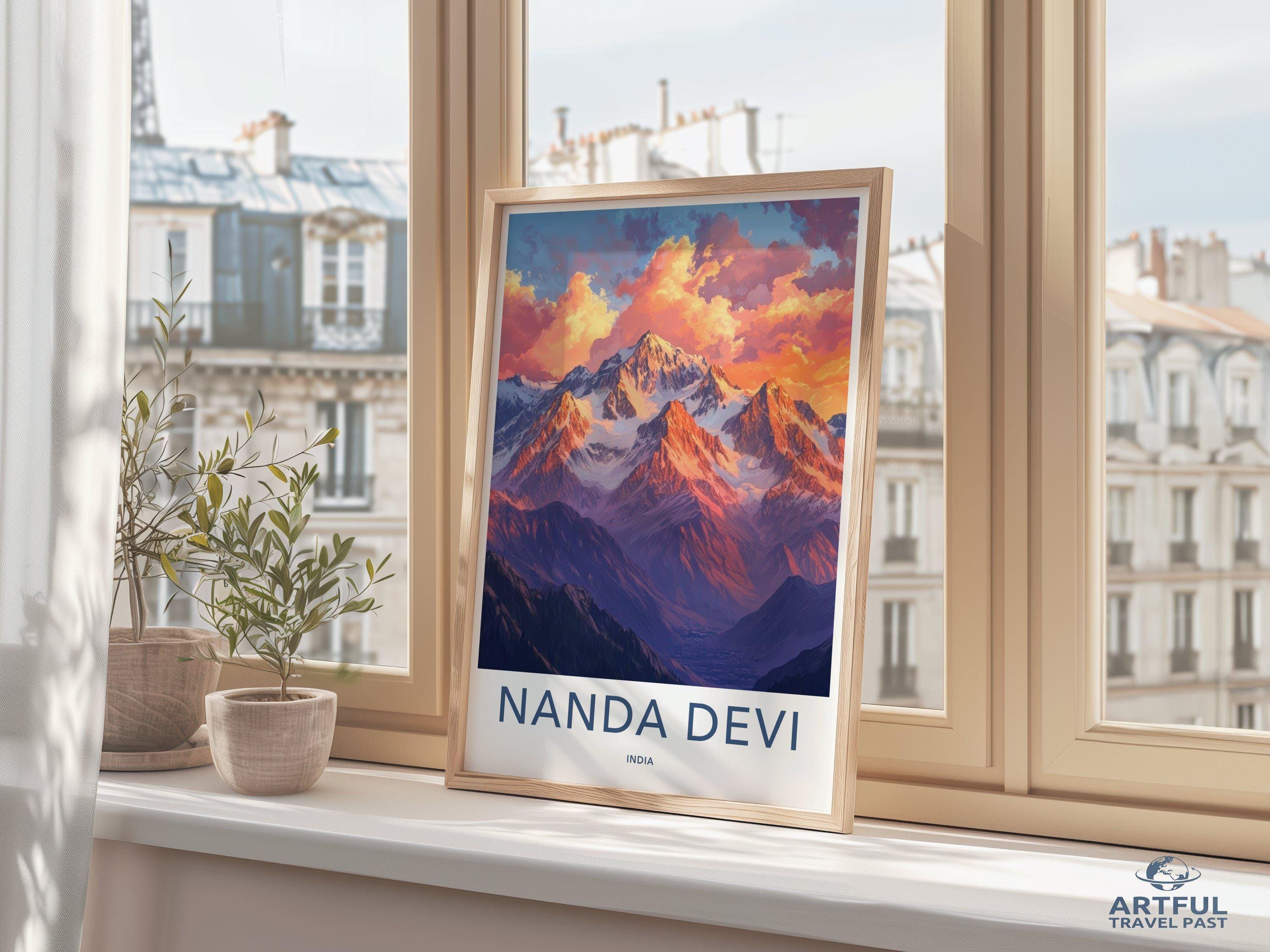 Nanda Devi National Park Poster | India Wall Art