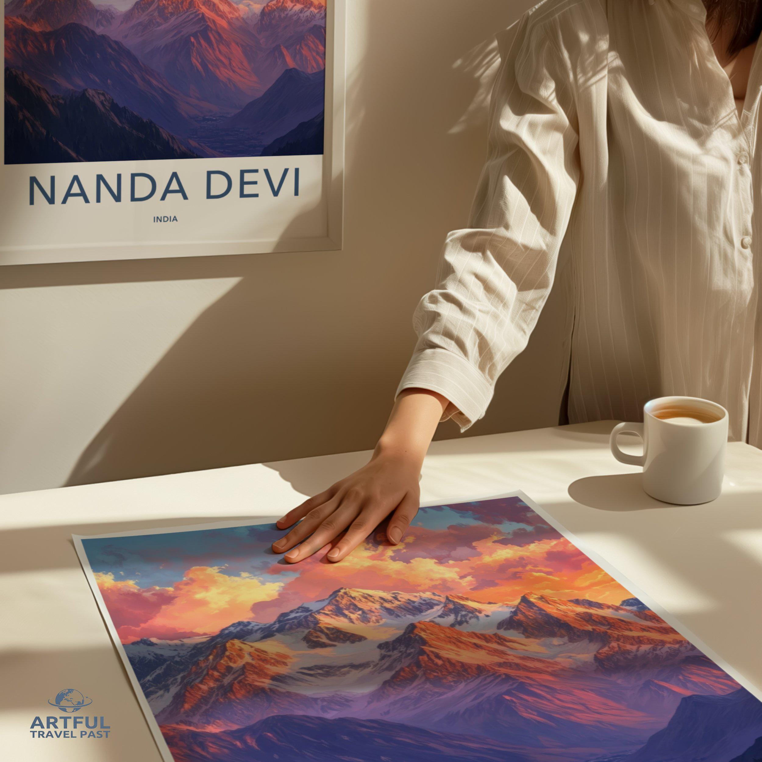 Nanda Devi National Park Poster | India Wall Art