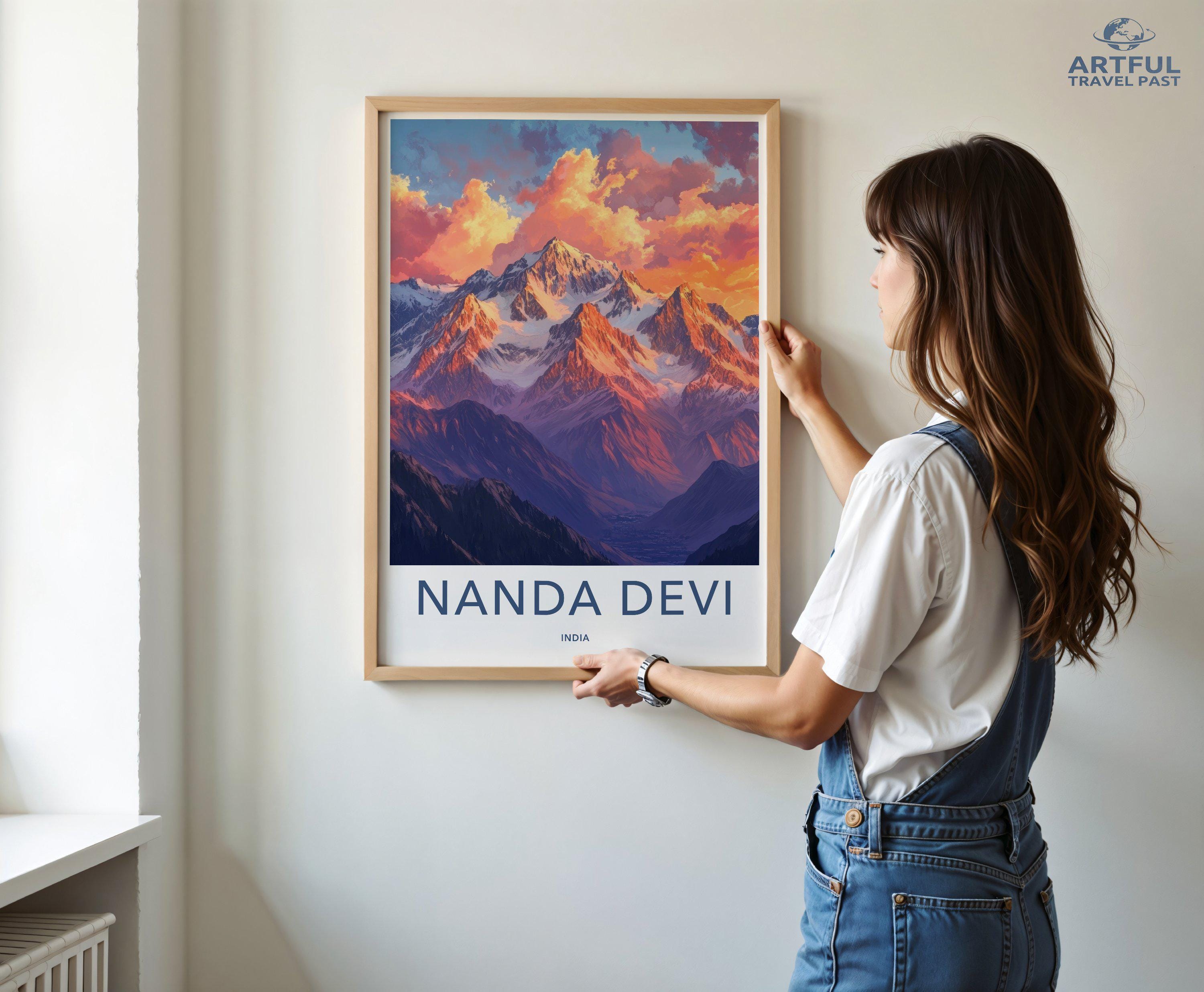 Nanda Devi National Park Poster | India Wall Art