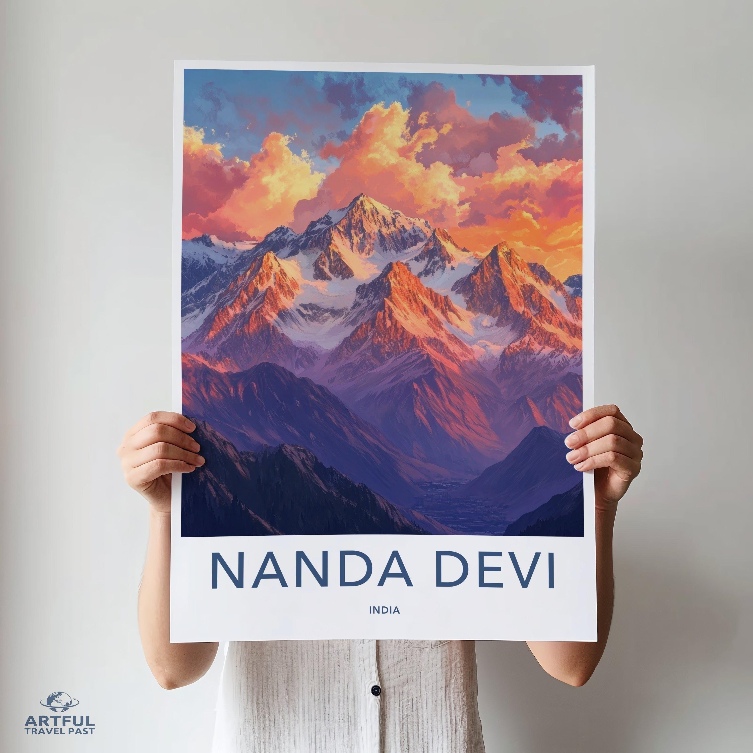 Nanda Devi National Park Poster | India Wall Art