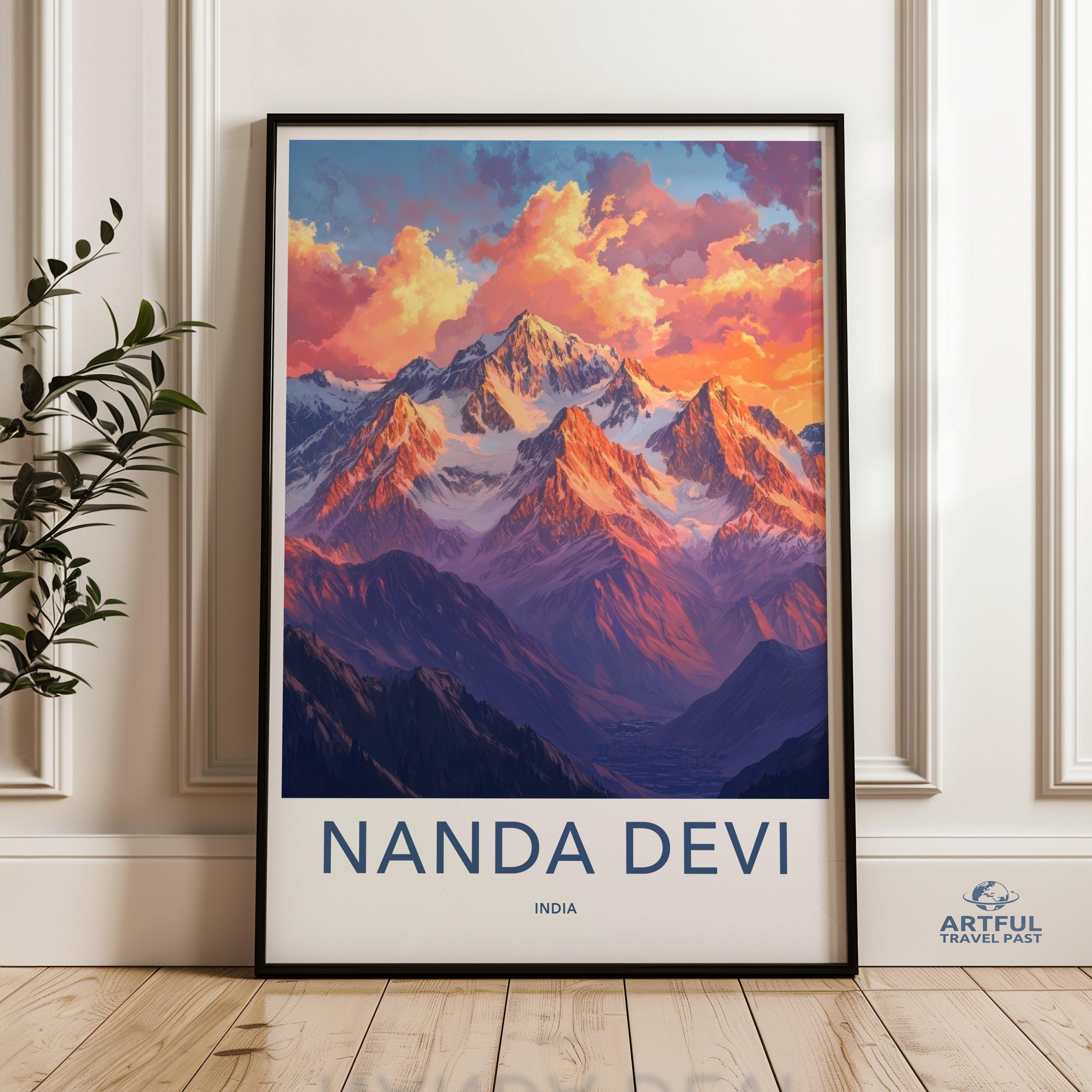 Nanda Devi National Park Poster | India Wall Art