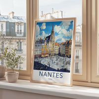 Nantes Poster – France Wall Art