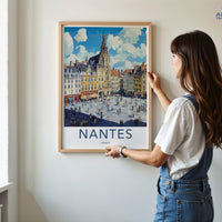 Nantes Poster – France Wall Art
