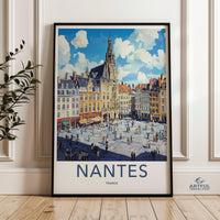 Nantes Poster – France Wall Art