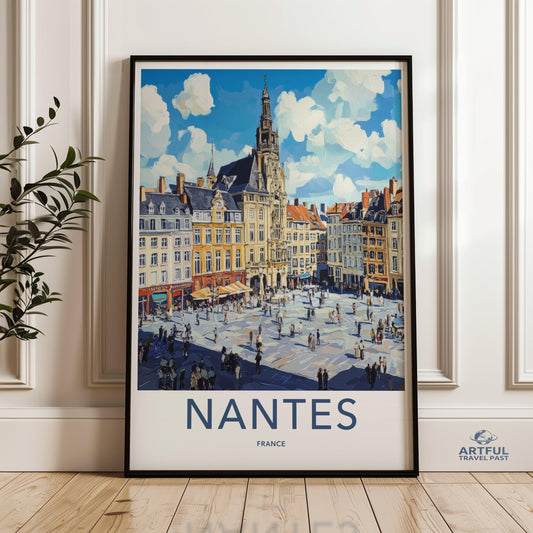 Nantes Poster – France Wall Art