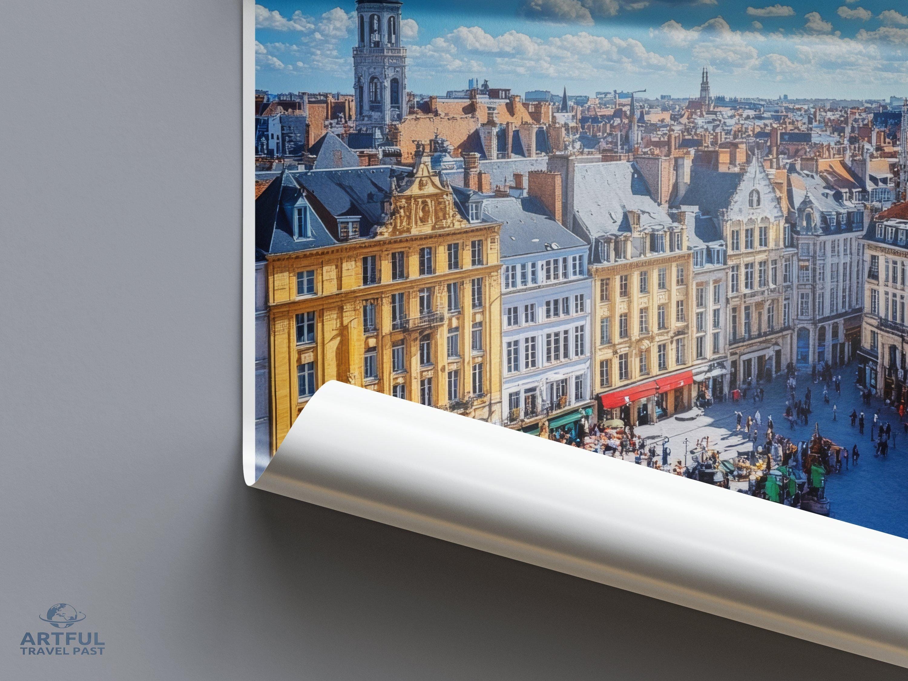 Nantes Poster | France Wall Art | Europe Decor