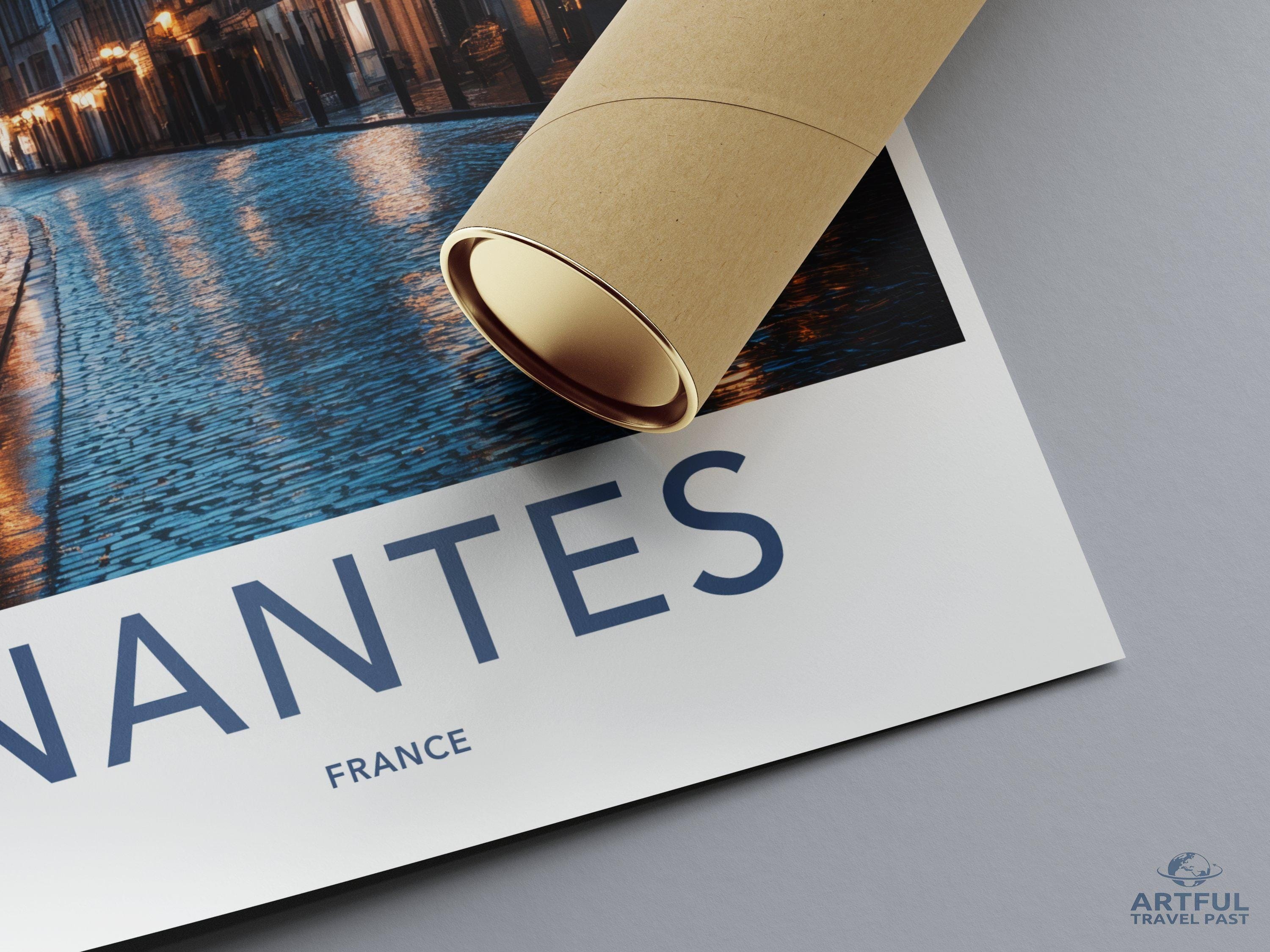Nantes Poster | France Wall Art | Europe Decor