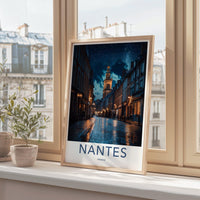 Nantes Poster | France Wall Art | Europe Decor