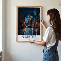 Nantes Poster | France Wall Art | Europe Decor