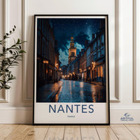 Nantes Poster | France Wall Art | Europe Decor