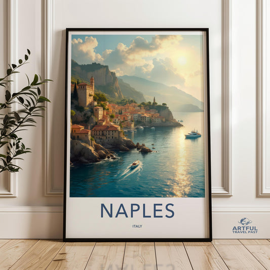 Naples Poster - Italy Wall Art