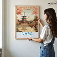 Nara Poster | Japan Wall Art | Asia Artwork