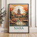 Nara Poster | Pagoda Art | Japan Wall Art