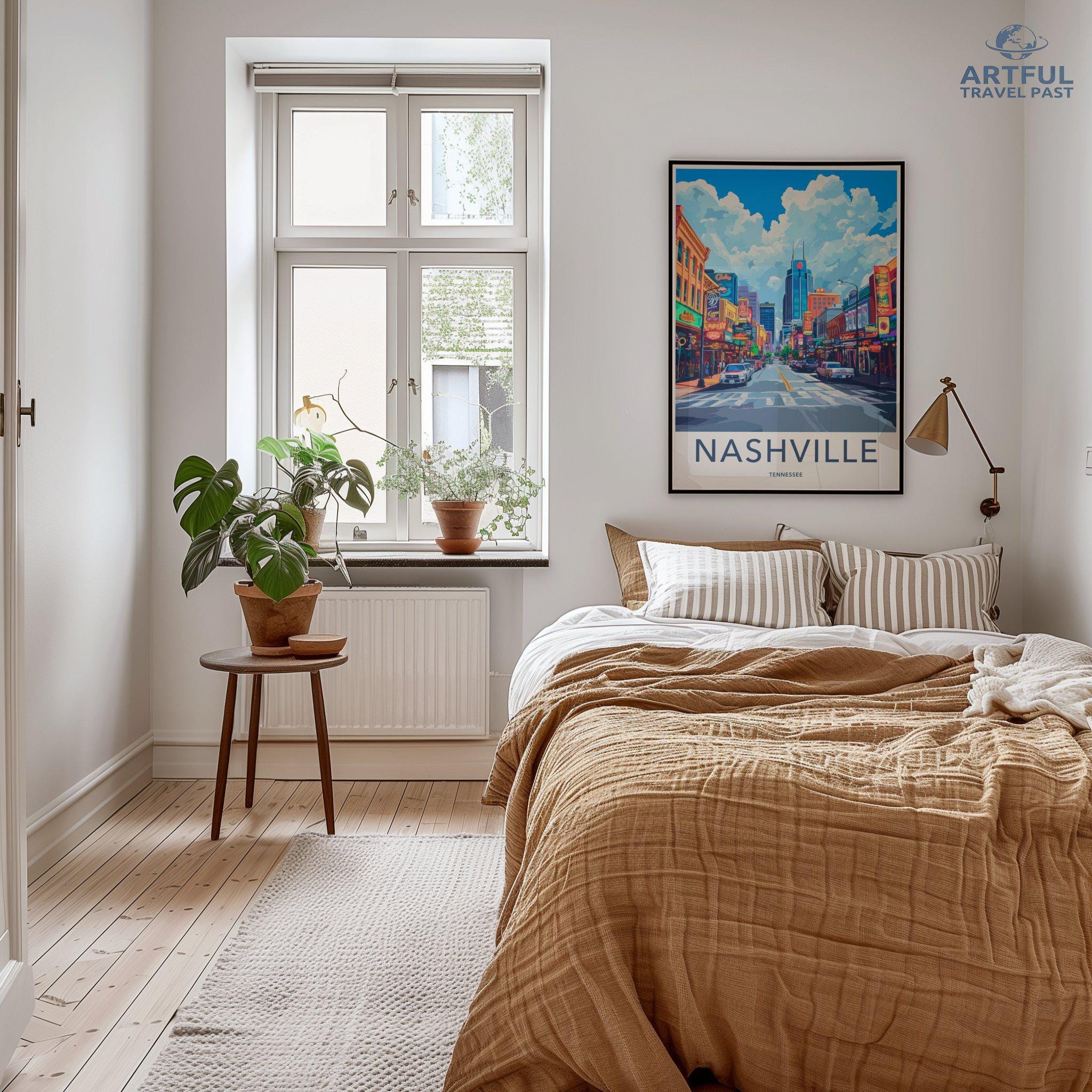 Nashville Poster - Tennessee Wall Art