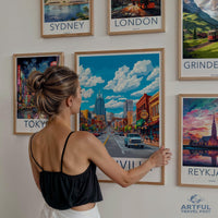 Nashville Poster - Tennessee Wall Art