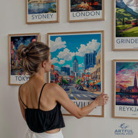 Nashville Poster | Tennessee Wall Art | America Decor