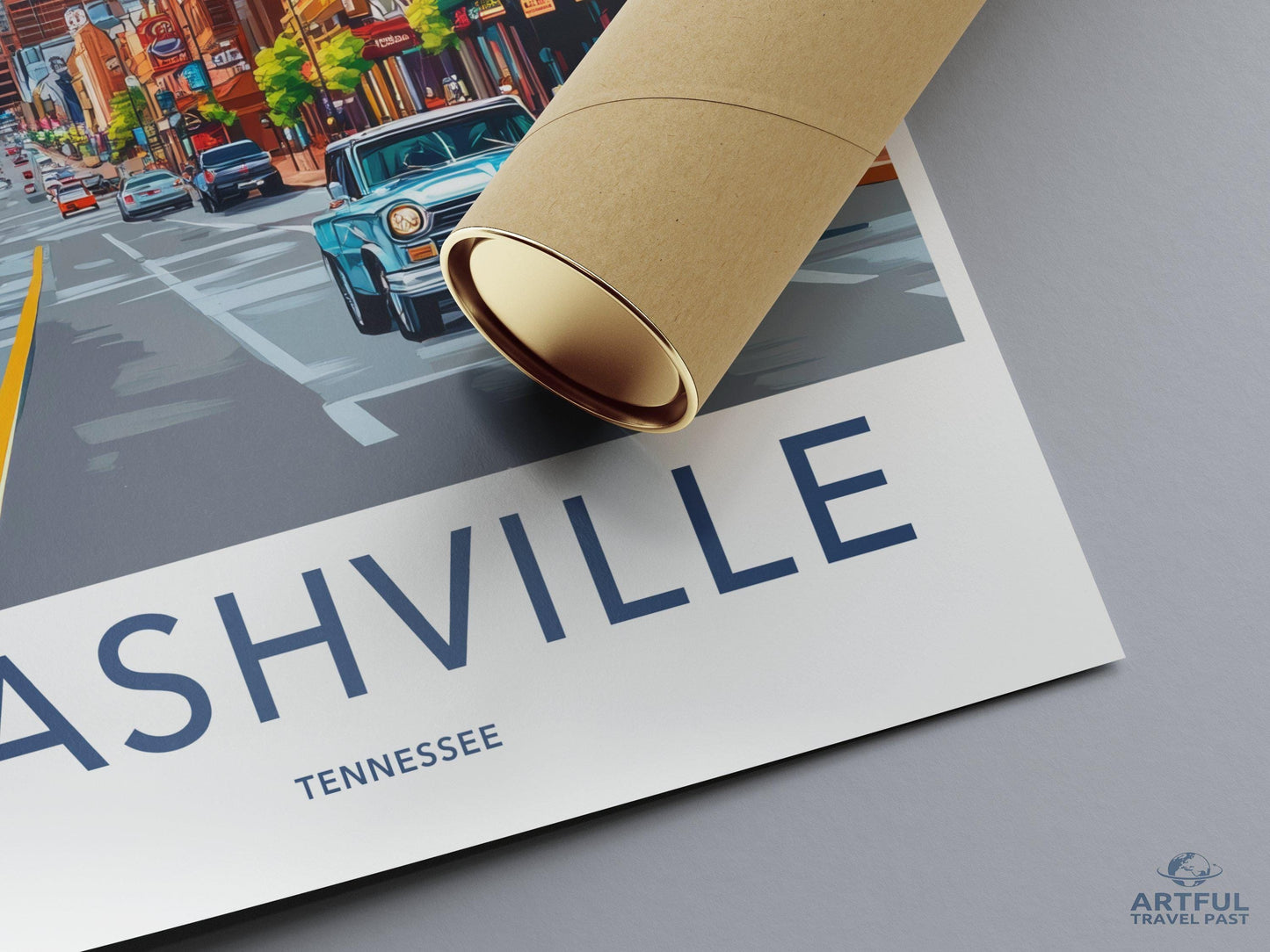 Nashville Poster | Tennessee Wall Art | America Decor