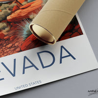 Nevada Poster | Nevada Wall Art | America Decor