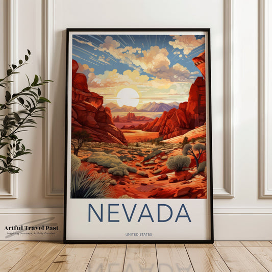 Nevada USA Poster