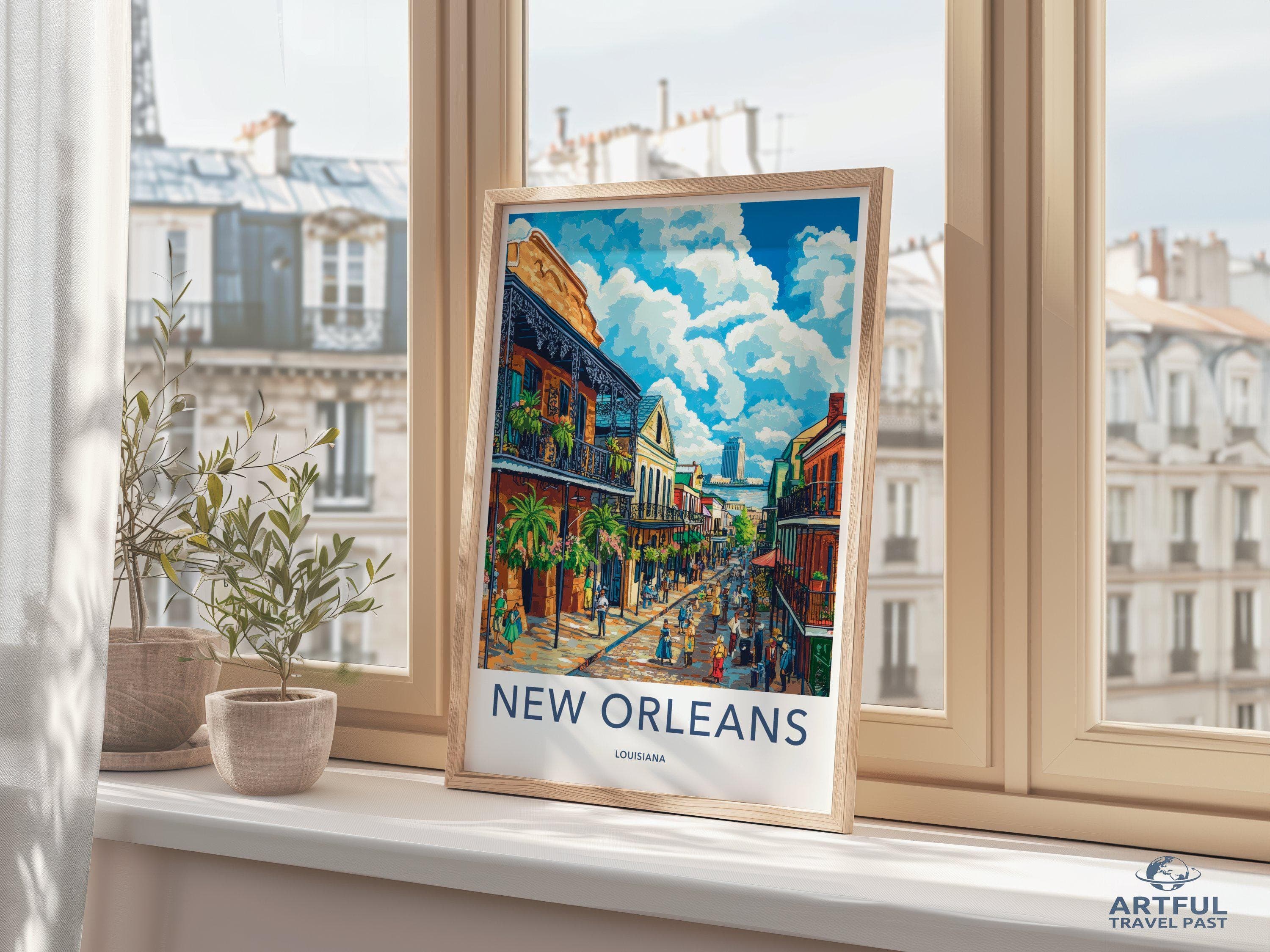 New Orleans Poster - Louisiana Wall Art