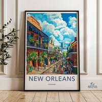 New Orleans Poster - Louisiana Wall Art