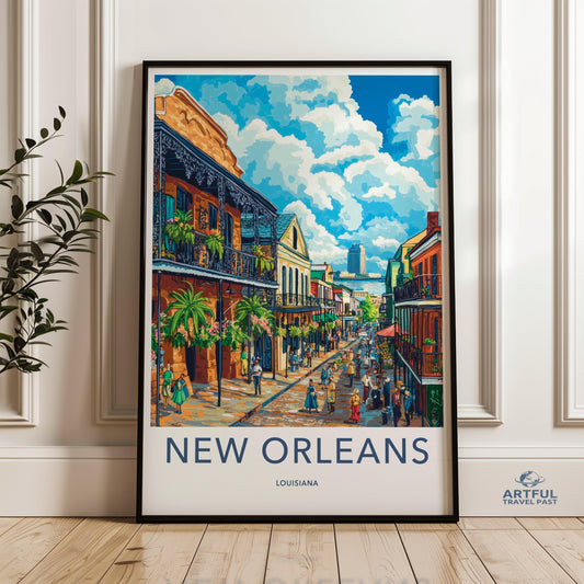 New Orleans Poster - Louisiana Wall Art
