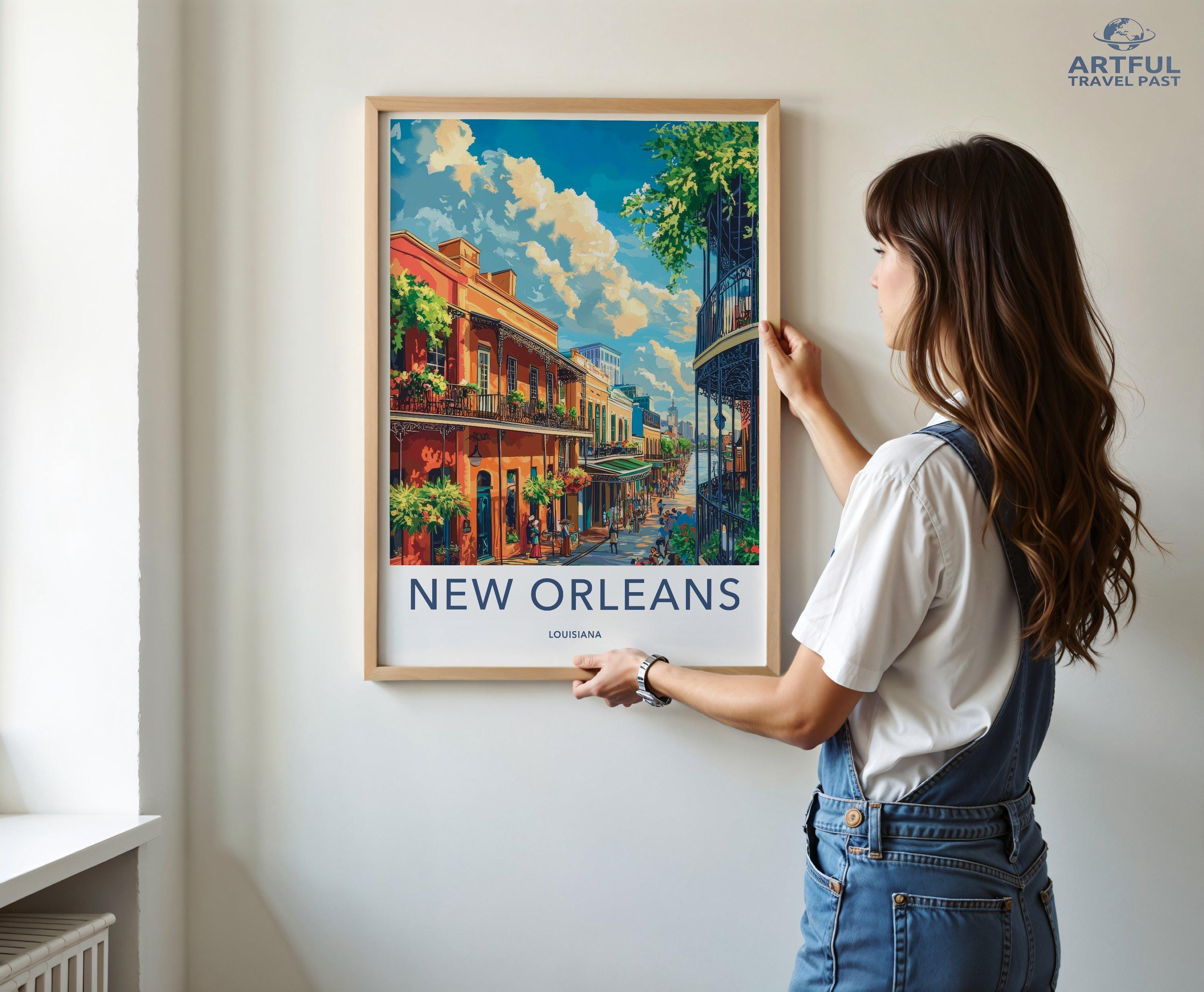 New Orleans Poster - Louisiana Wall Art