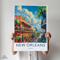 New Orleans Poster - Louisiana Wall Art