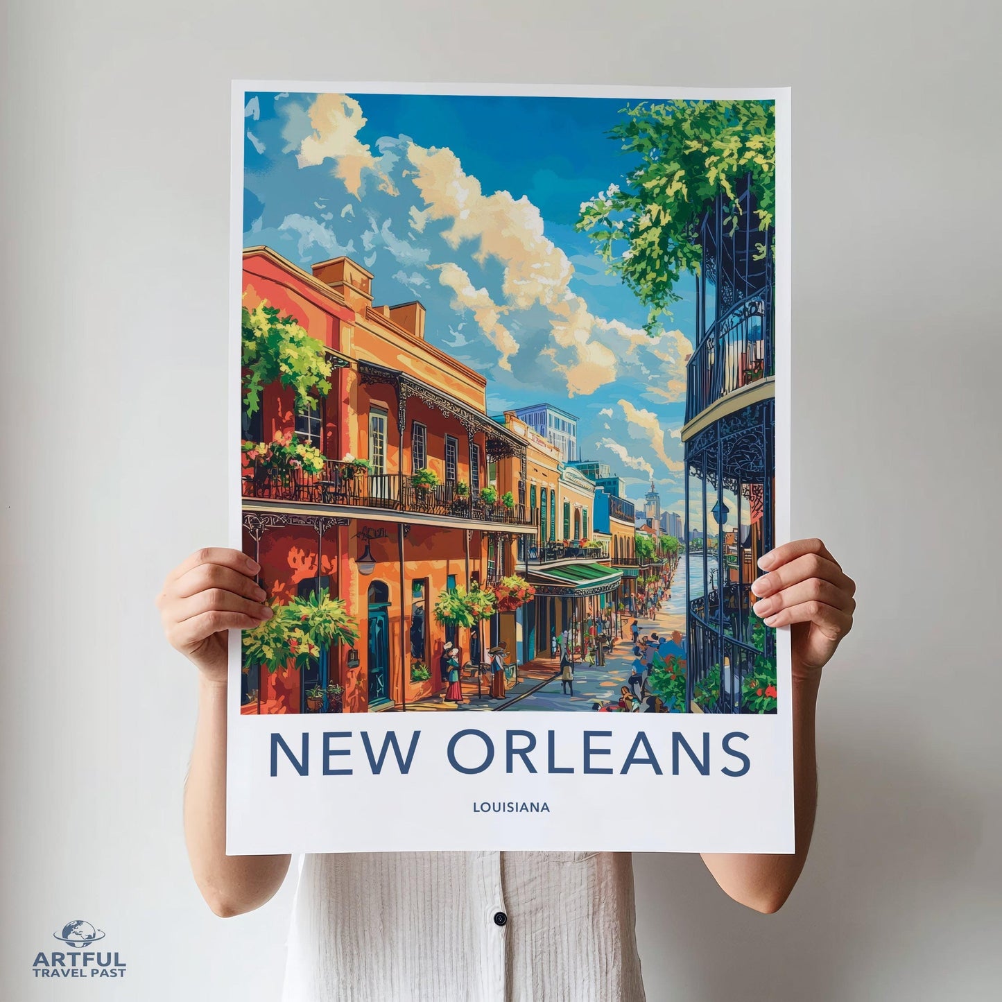 New Orleans Poster - Louisiana Wall Art