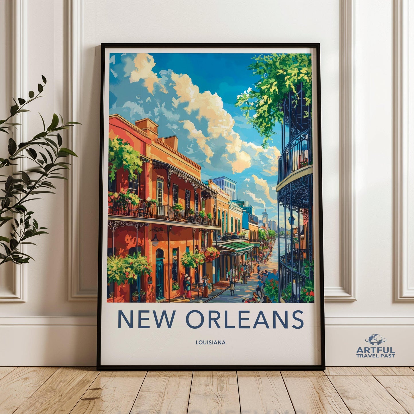 New Orleans Poster - Louisiana Wall Art