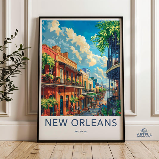 New Orleans Poster - Louisiana Wall Art