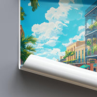 New Orleans Poster | Louisiana Wall Art | America Decor