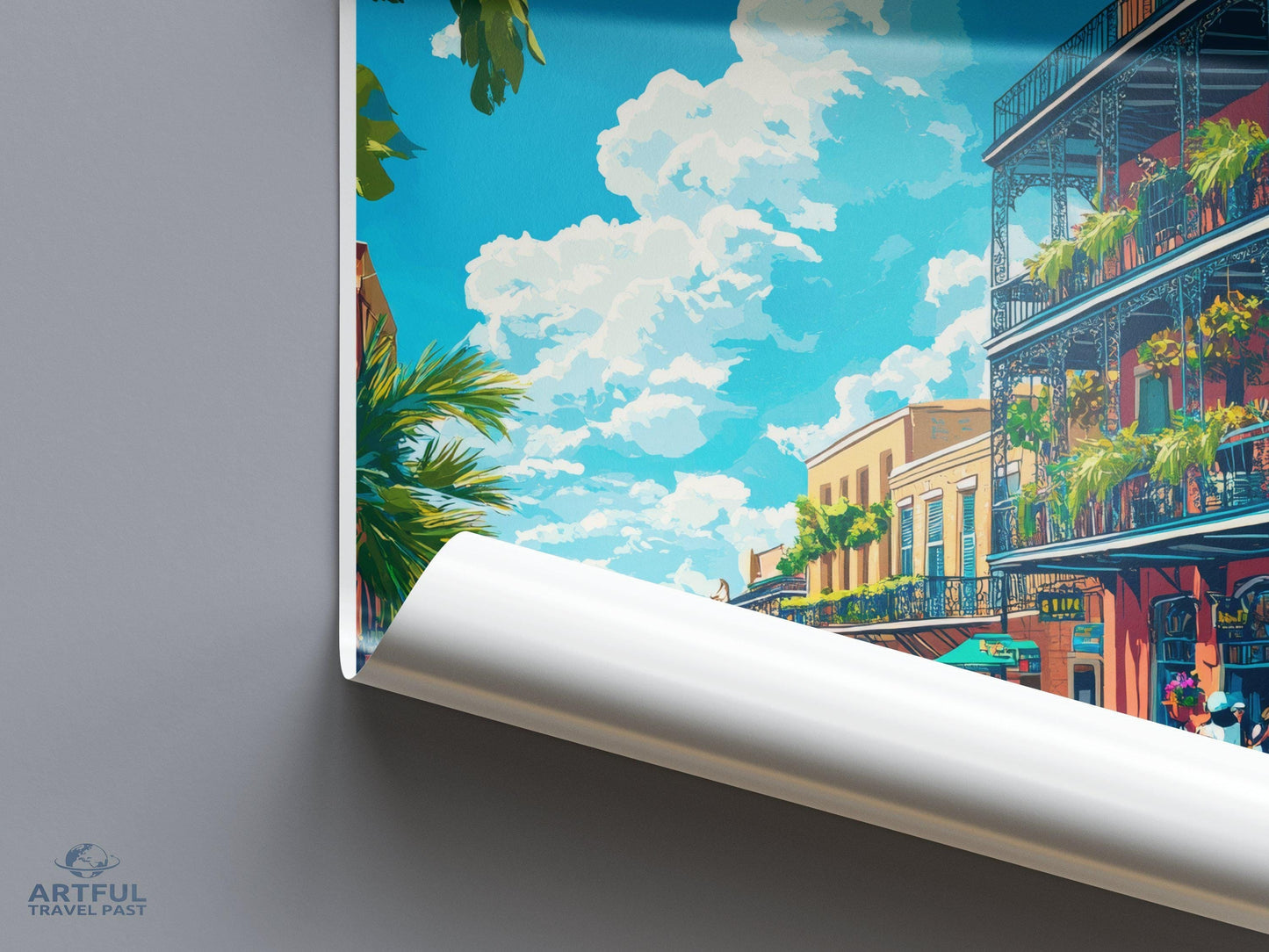New Orleans Poster | Louisiana Wall Art | America Decor