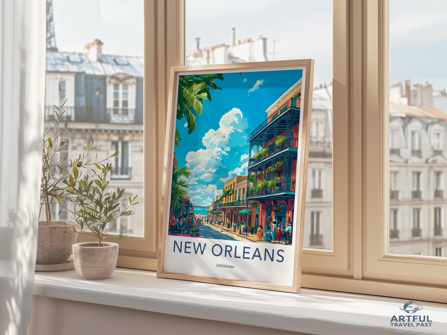 New Orleans Poster | Louisiana Wall Art | America Decor
