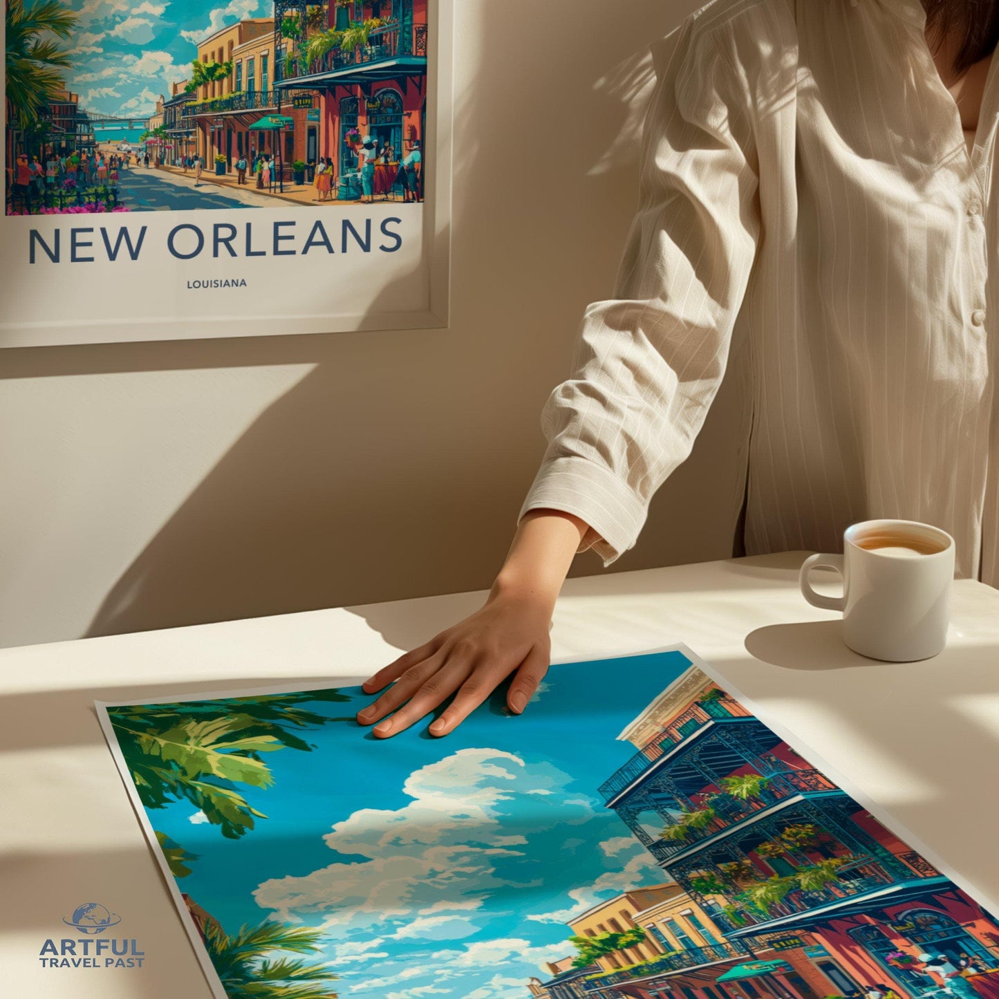 New Orleans Poster | Louisiana Wall Art | America Decor