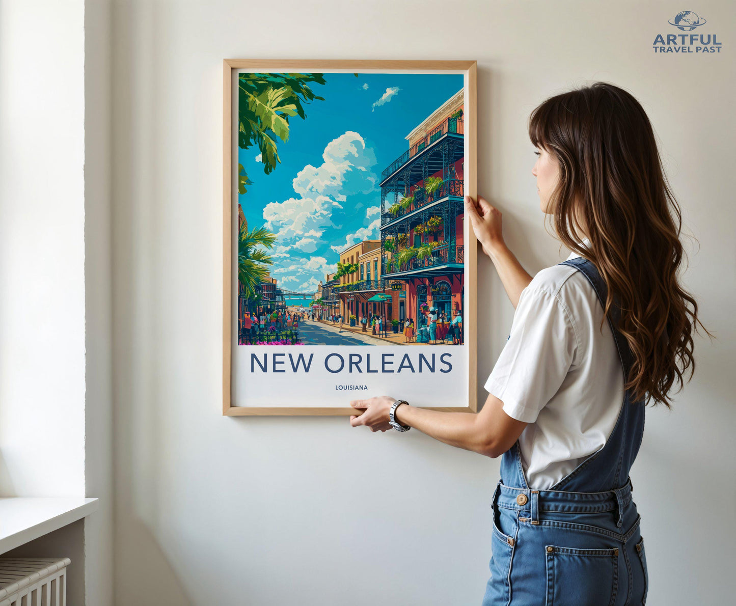 New Orleans Poster | Louisiana Wall Art | America Decor