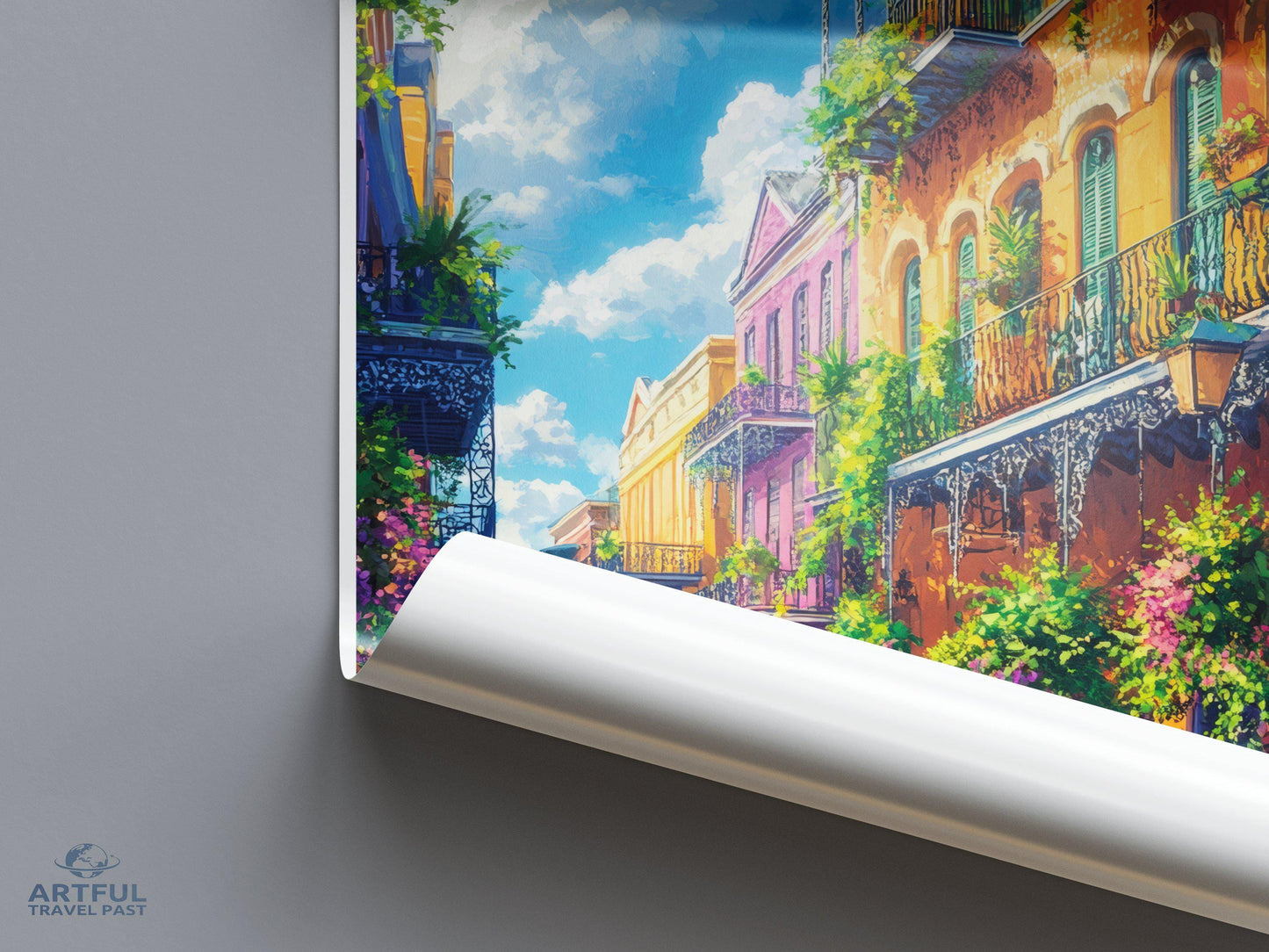 New Orleans Poster | Louisiana Wall Art | America Decor