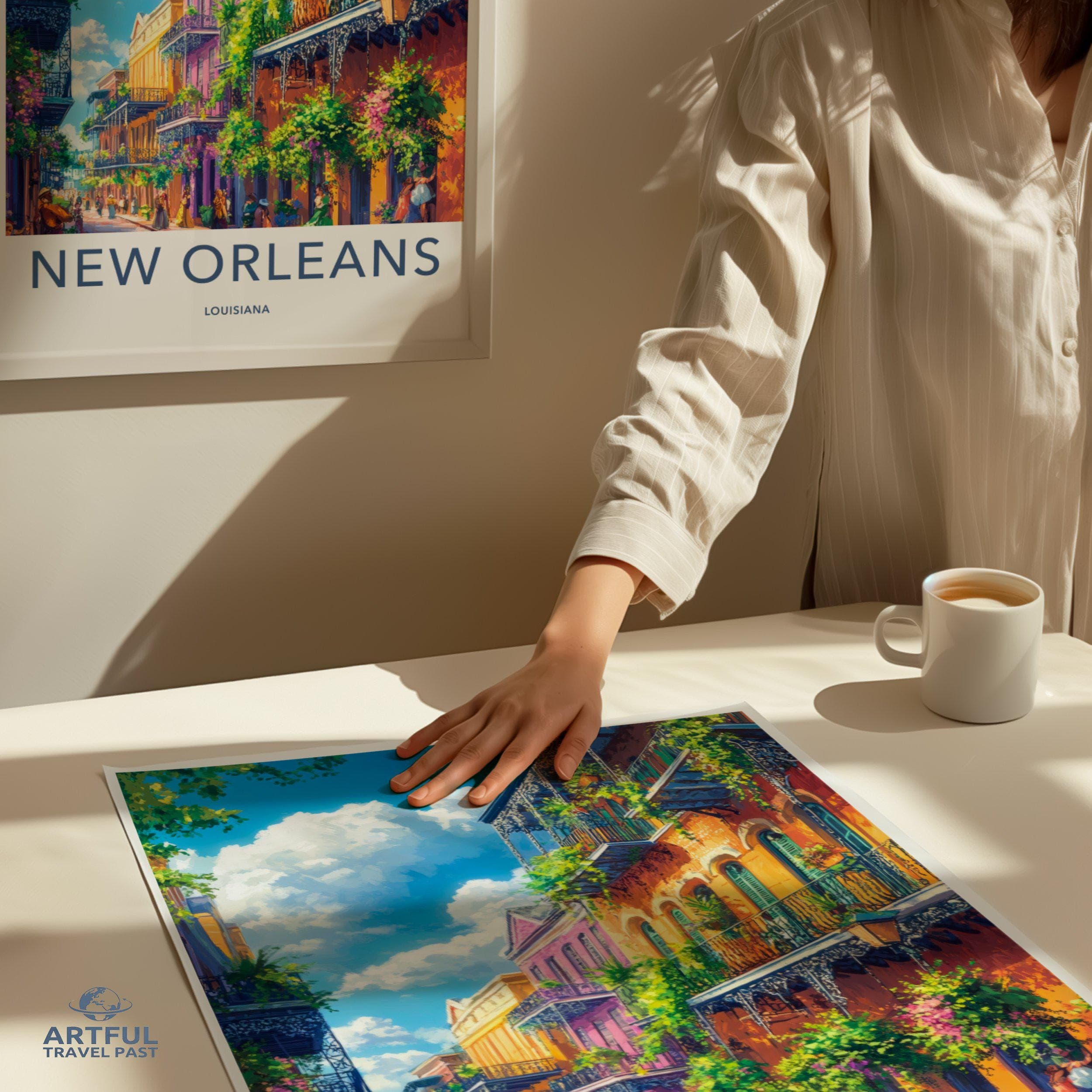 New Orleans Poster | Louisiana Wall Art | America Decor