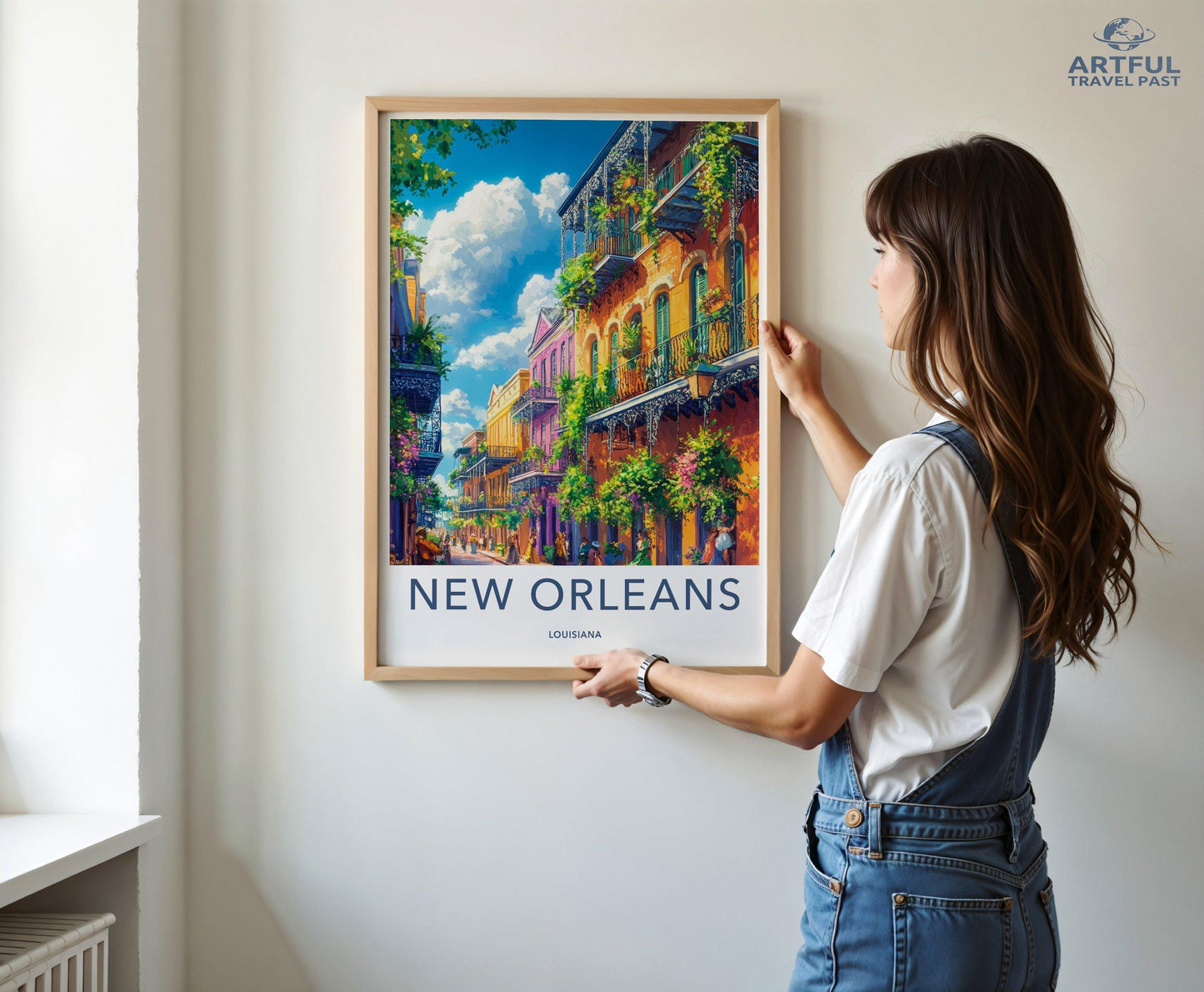 New Orleans Poster | Louisiana Wall Art | America Decor