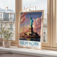 New York Poster - Statue of Liberty
