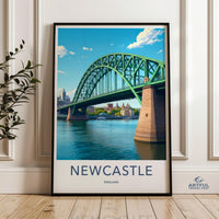 Newcastle Poster - England Wall Art