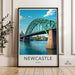 Newcastle Poster - England Wall Art