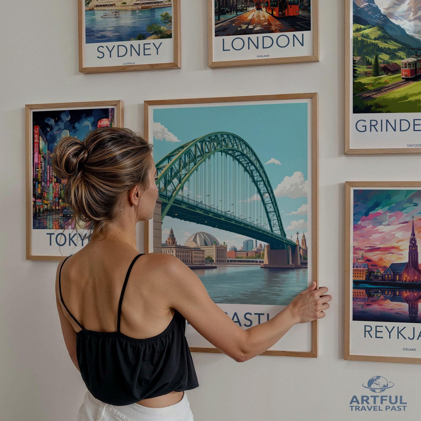 Newcastle Poster - England Wall Art