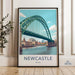 Newcastle Poster - England Wall Art