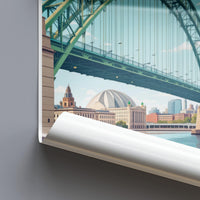Newcastle Poster - England Wall Art