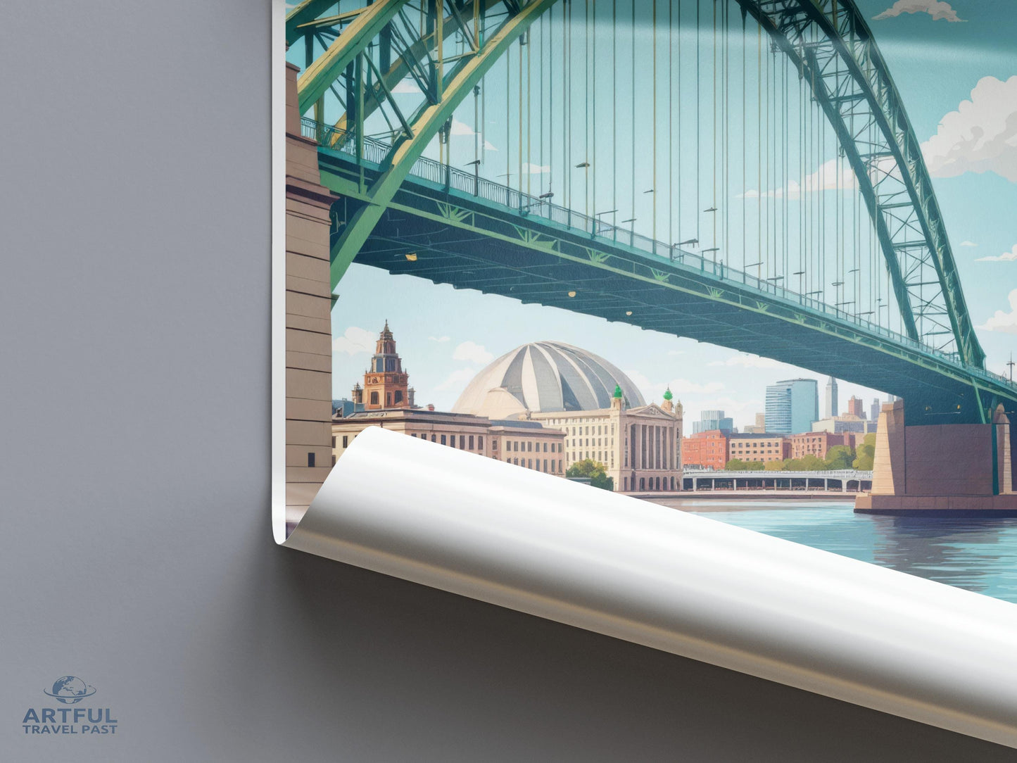 Newcastle Poster - England Wall Art