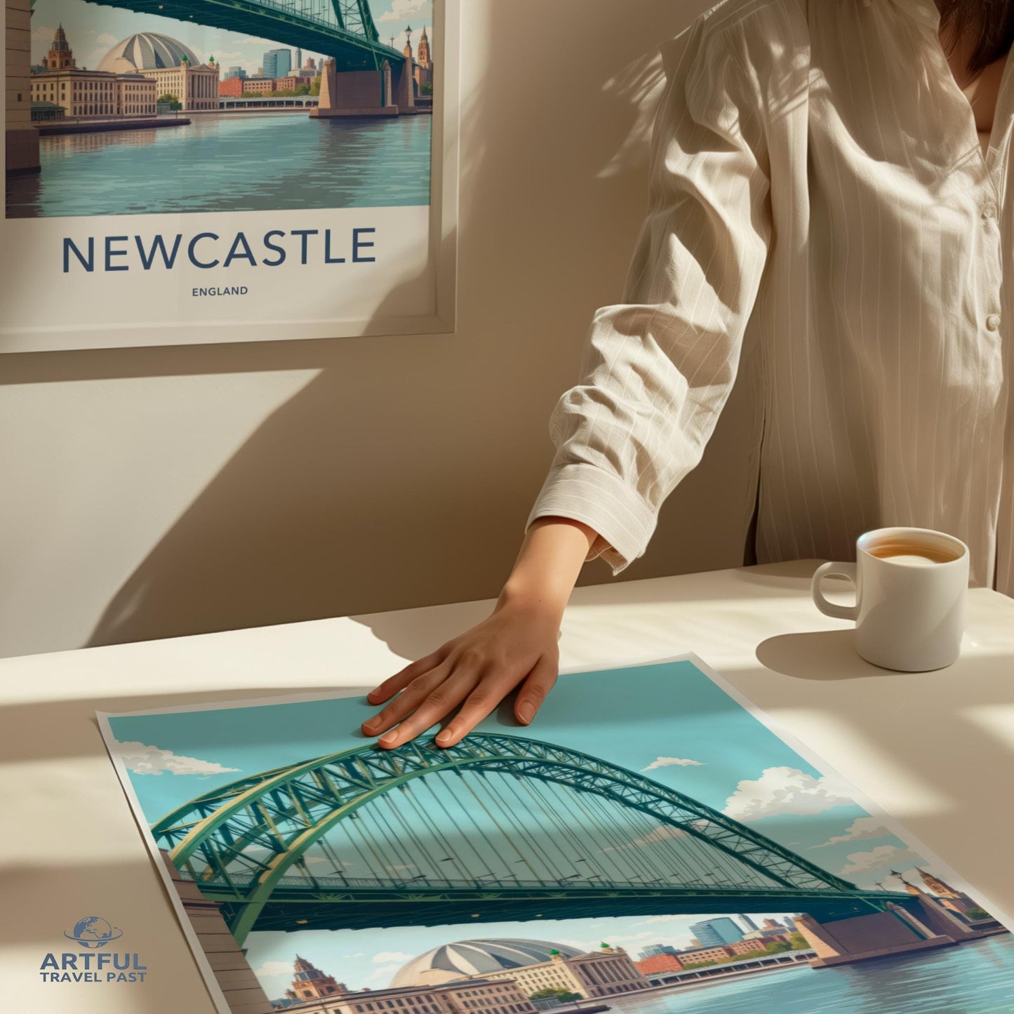 Newcastle Poster - England Wall Art
