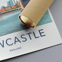 Newcastle Poster - England Wall Art