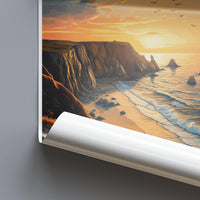 Newquay Poster - Cornwall Wall Art