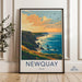Newquay Poster | Cornwall Wall Art | England Decor